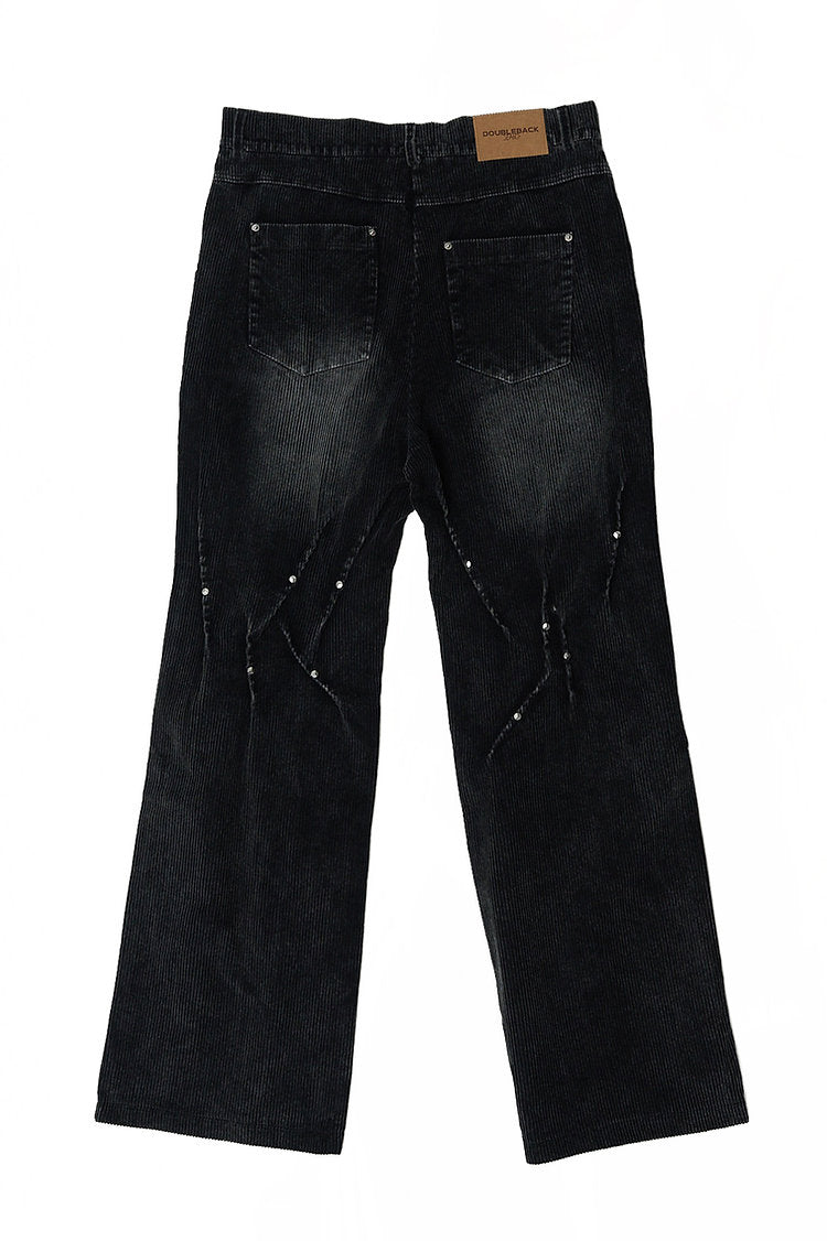 Studded Corduroy Pants (PHOTO)