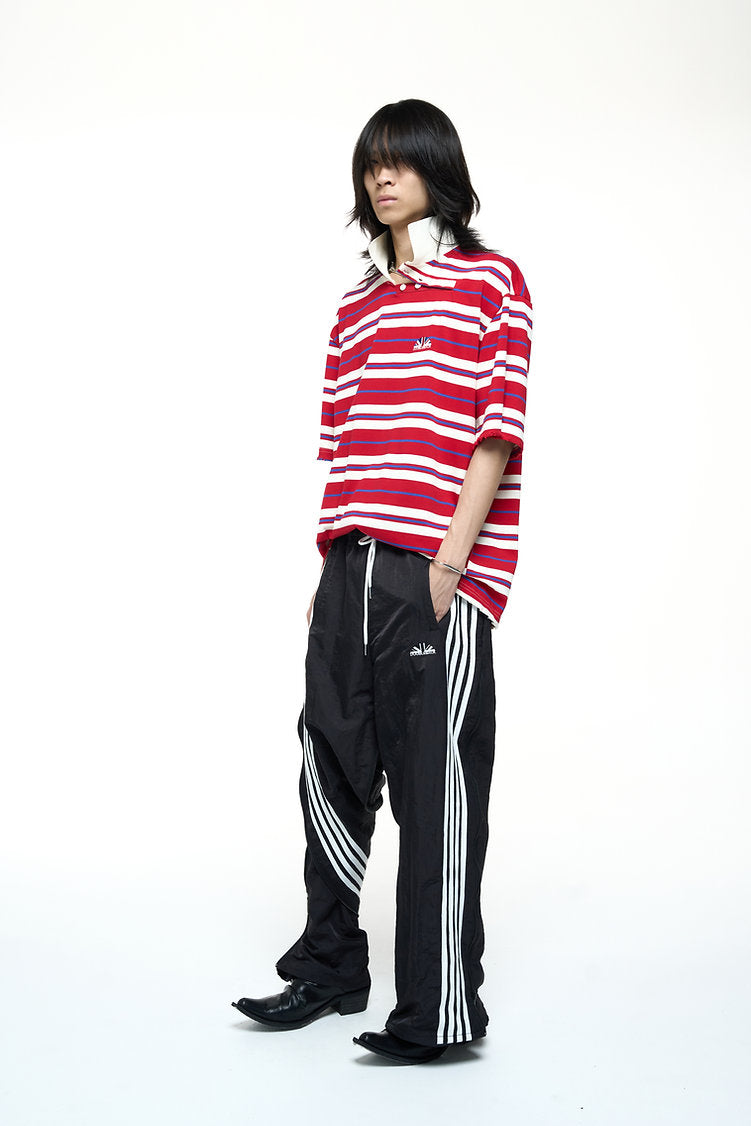 Connor's x DBB | Red Stripes Polo Tee