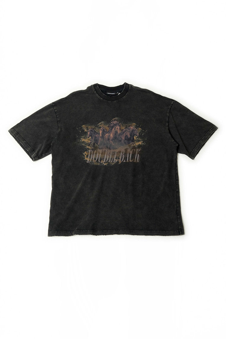 Running Horse T-Shirt Oversized