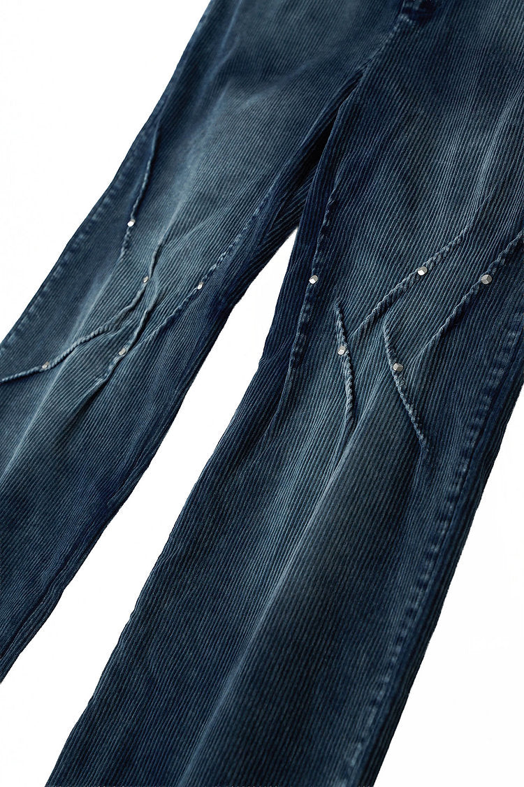 Studded Corduroy Pants