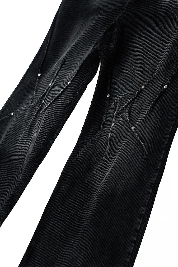 Studded Corduroy Pants