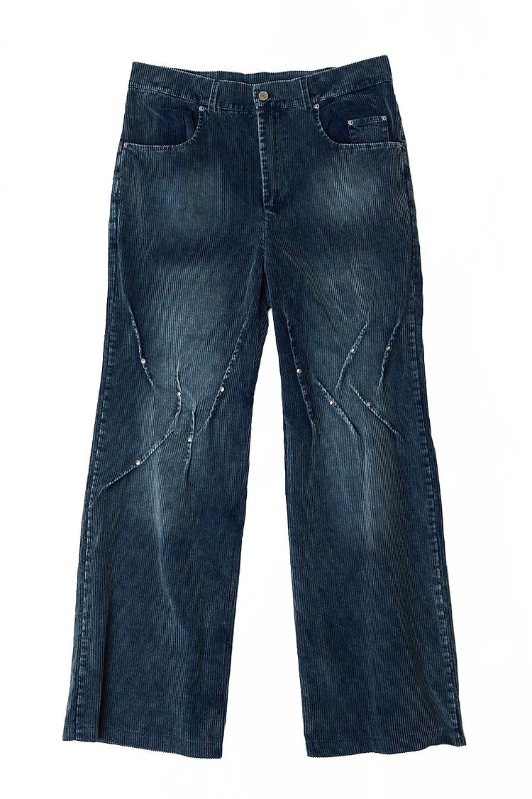 Studded Corduroy Pants