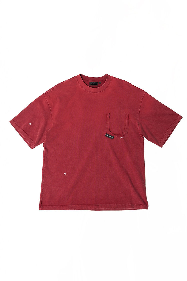 Ripped Pocket T-Shirt Oversized
