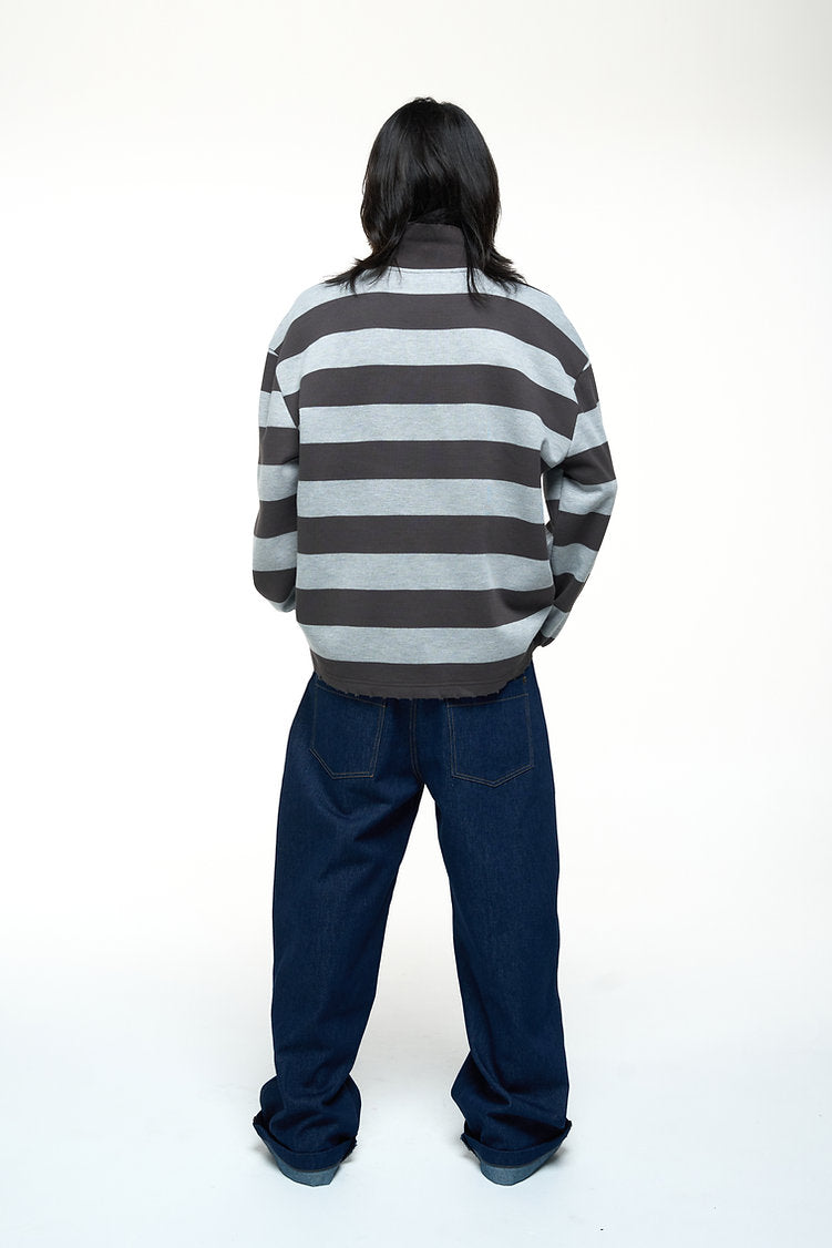 Connor's x DBB | Grey Stripes Polo Tee