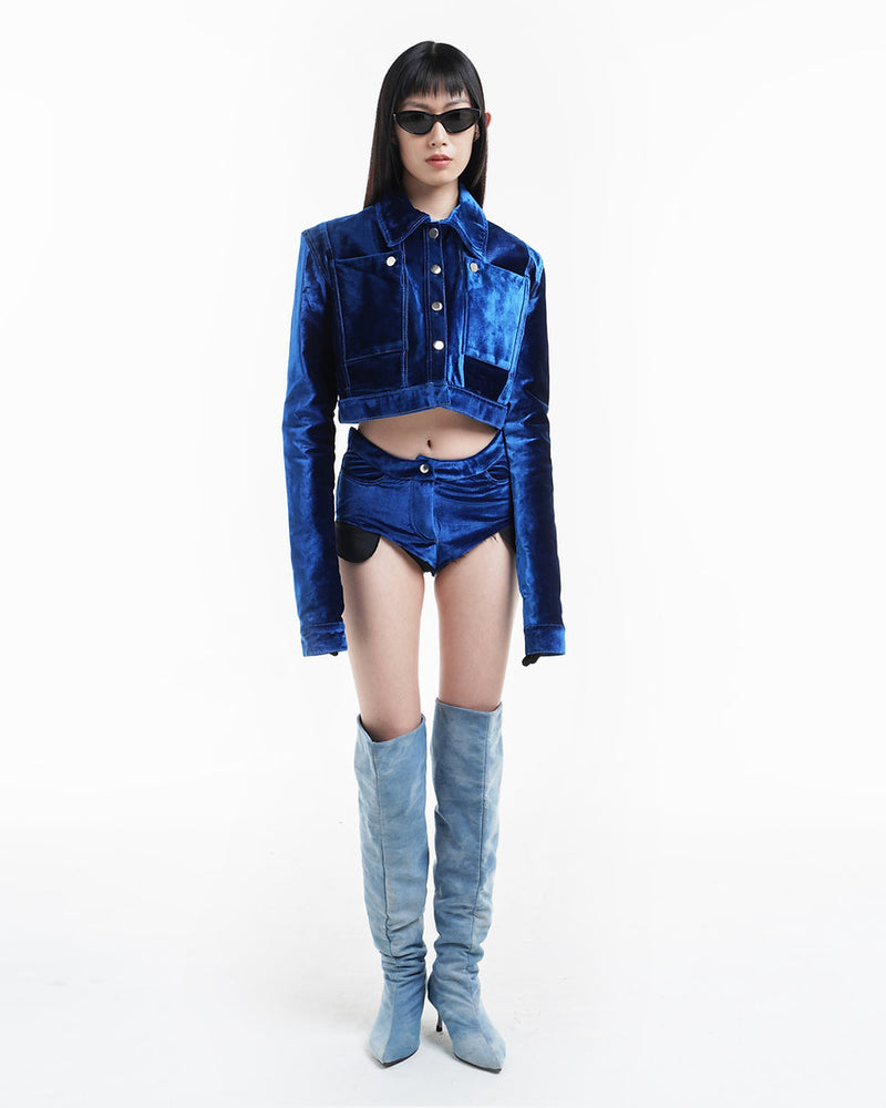 Velvet Denim Set — alternate view