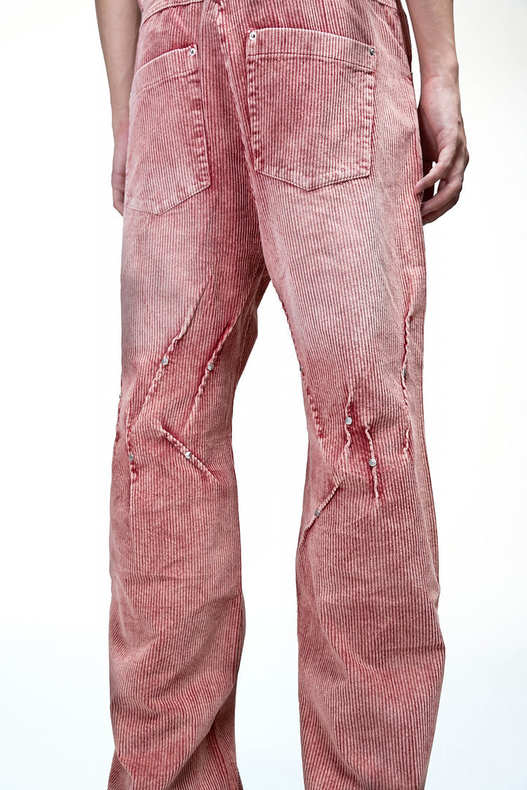 Studded Corduroy Pants