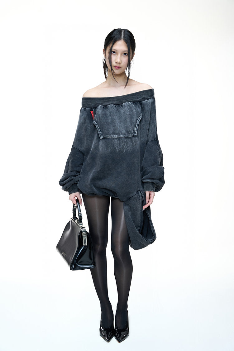 Upside Down Hoodie — alternate view
