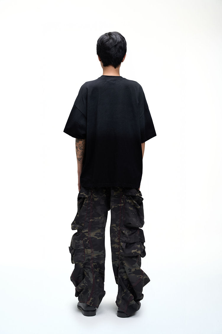 Washed Patch Logo T-Shirt Oversized