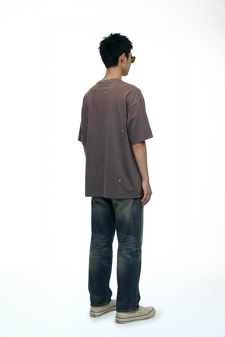 Ripped Pocket T-Shirt Oversized