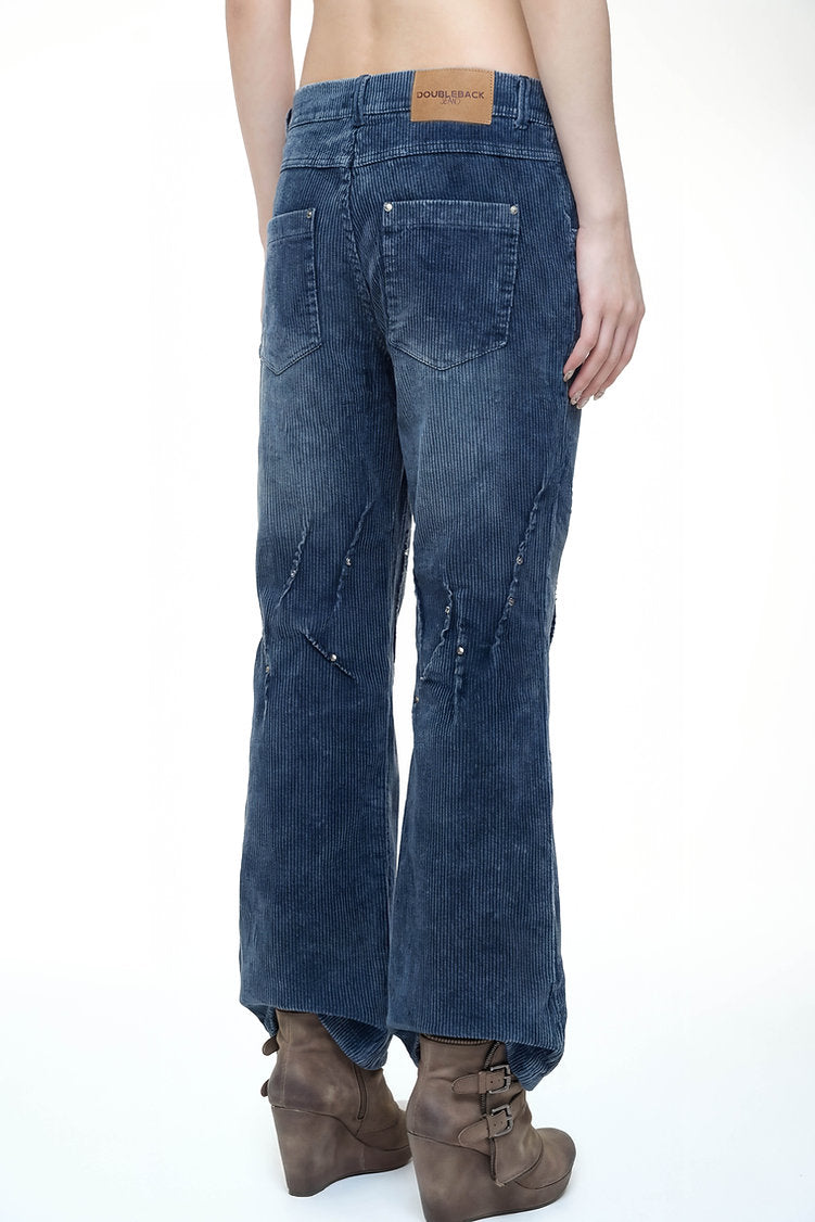 Studded Corduroy Pants