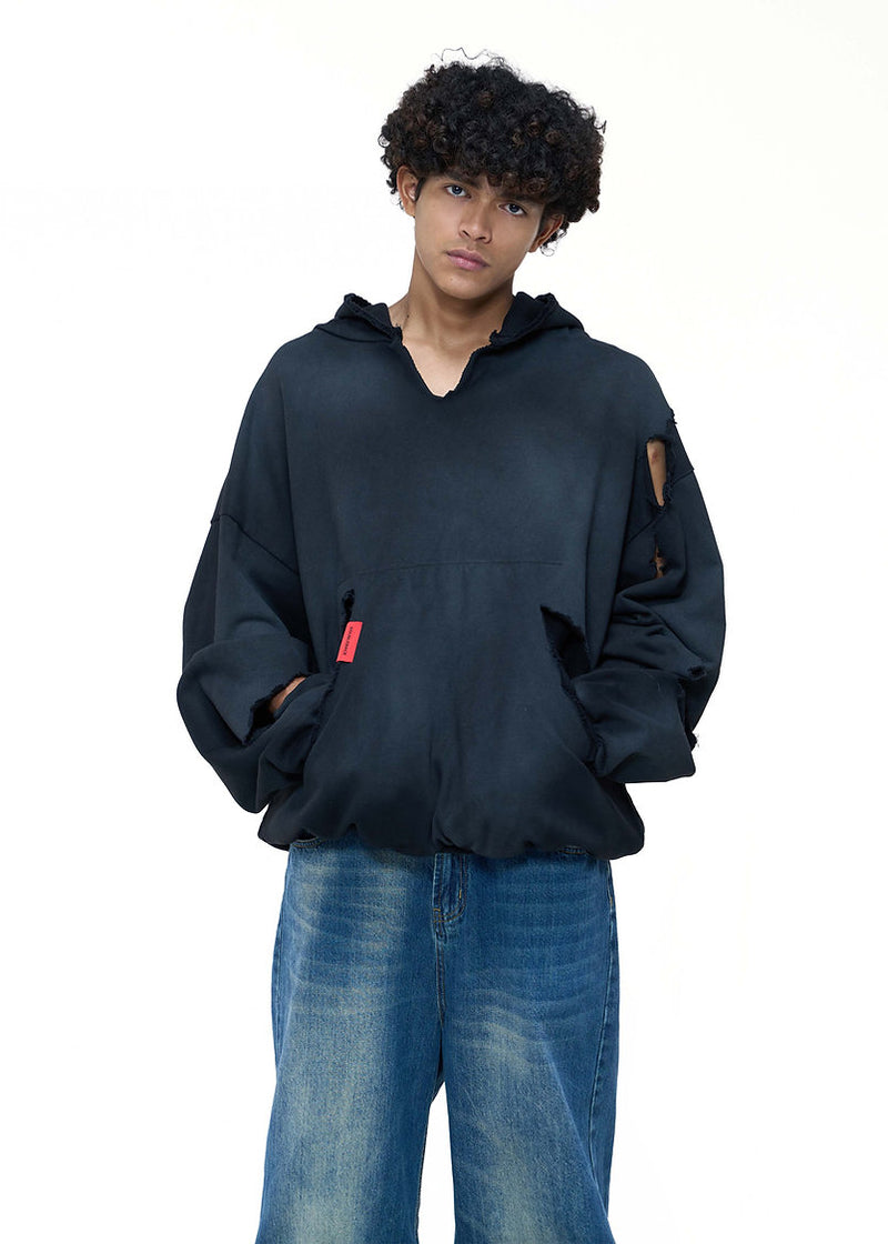 Ripped Hoodie — alternate view