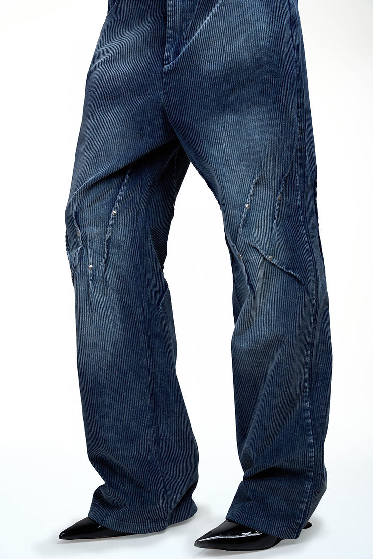 Studded Corduroy Pants