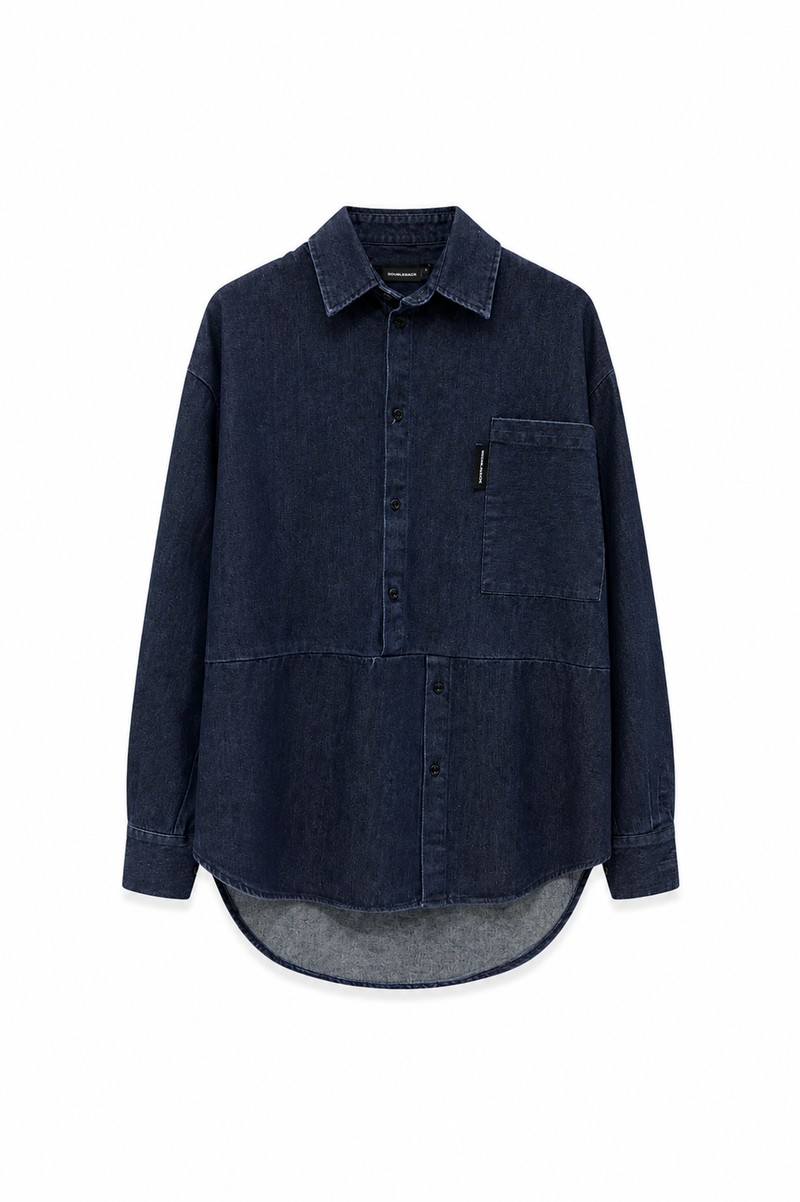 Denim Twisted Shirt