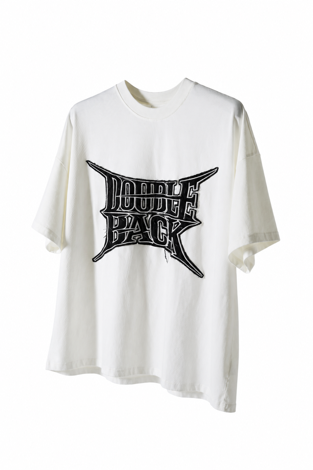 Ripped Embroidery T-Shirt Oversized