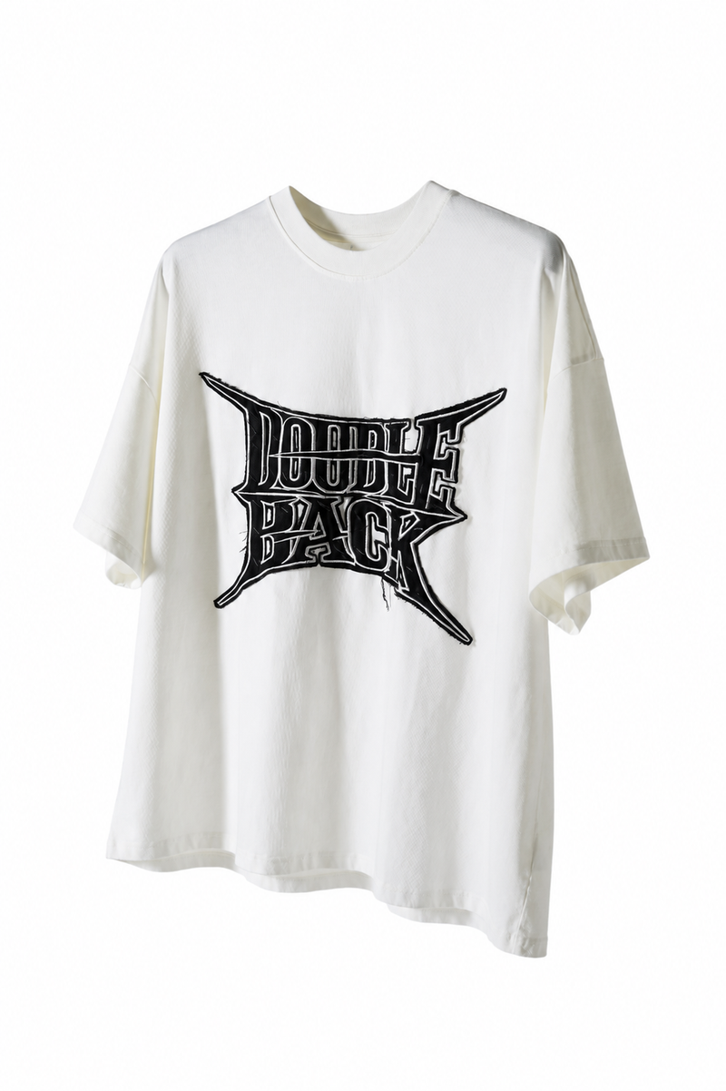 Ripped Embroidery T-Shirt Oversized