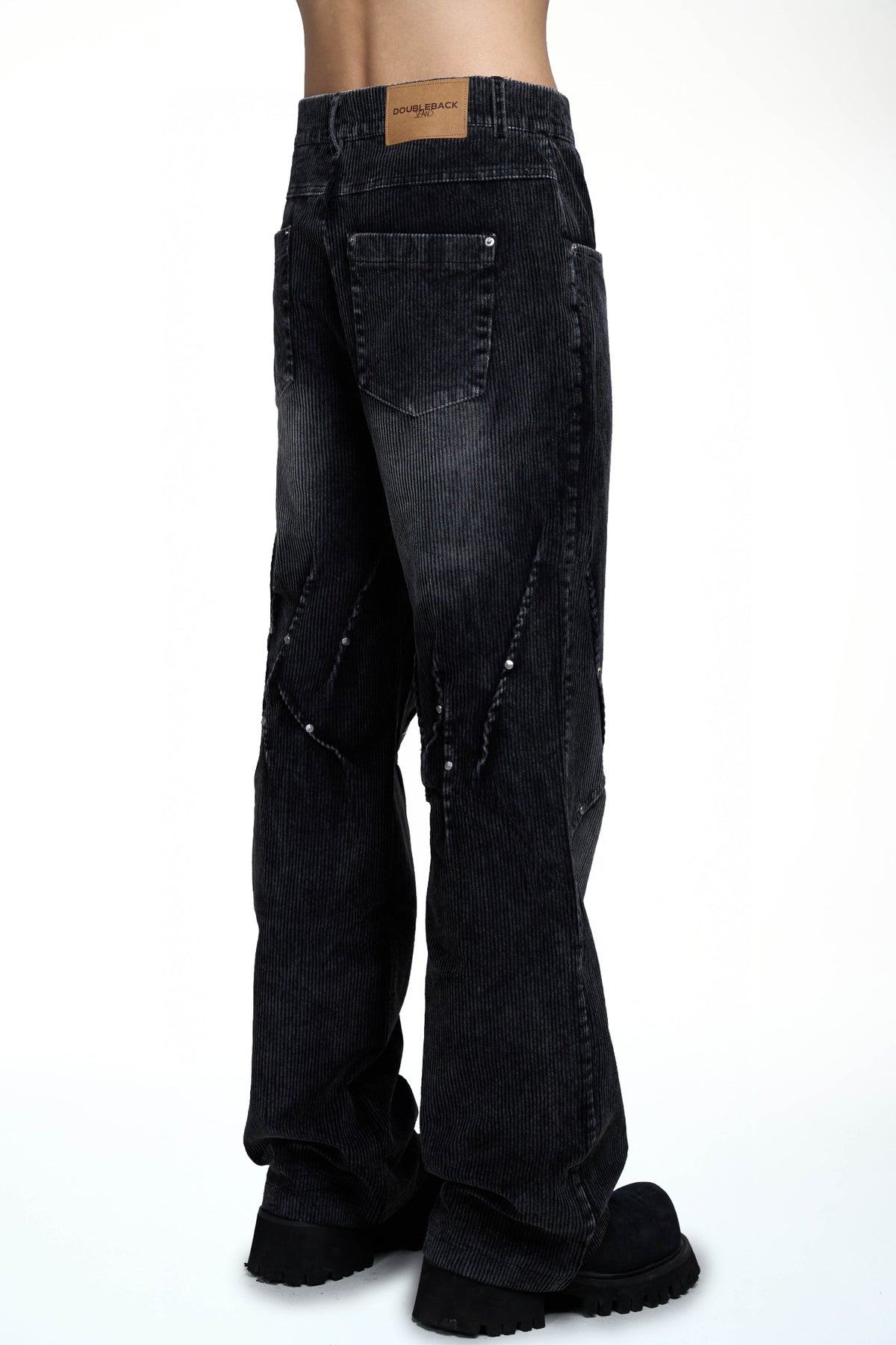Studded Corduroy Pants